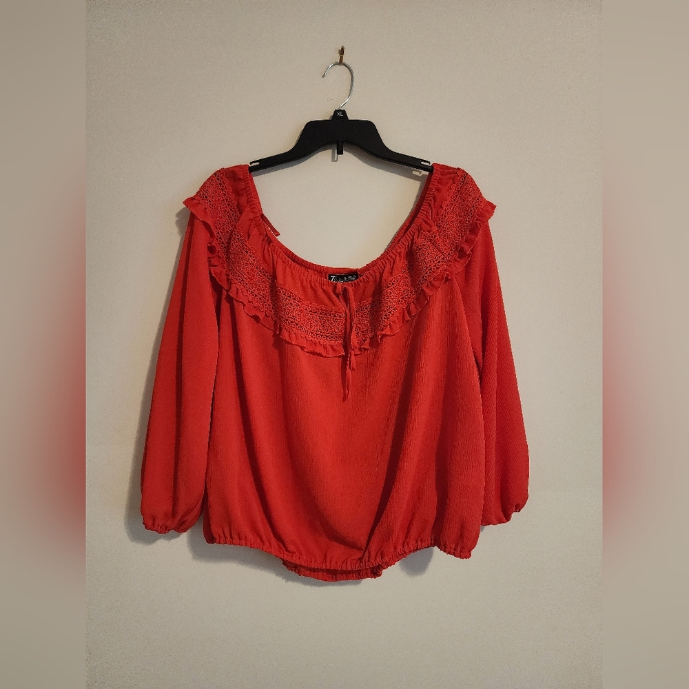 NWT - New York & Company 7th Avenue Peasant Style Top
